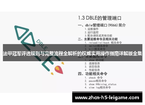 法甲冠军评选规则与完整流程全解析的权威实用操作指南详解版全集